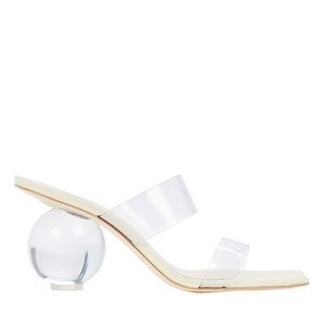 Cult Gaia Nhu PVC Slide Sandals - size 37.5 EU 7 US